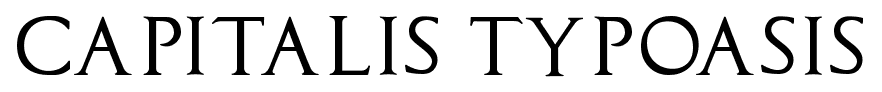Capitalis TypOasis font